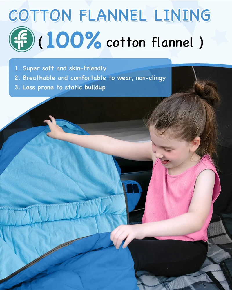 KingCamp Treck 300S+ Kids Mummy Sleeping Bag