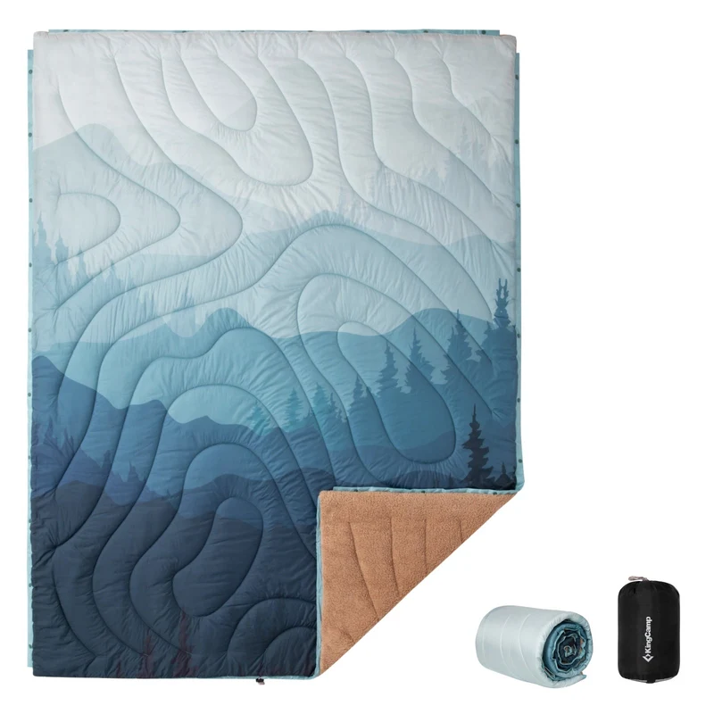 Boho Printed Wearable Camping Blanket | Large Sherpa & Water-Resistant Picnic Blanket for Outdoor Concerts, Beach & Travel