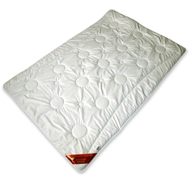 Sommerdecke Merino Natur Extra-Leichtsteppbett