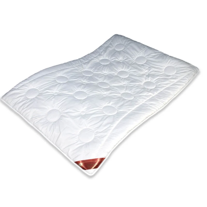 Duo-Leichtsteppbett Merino Natur