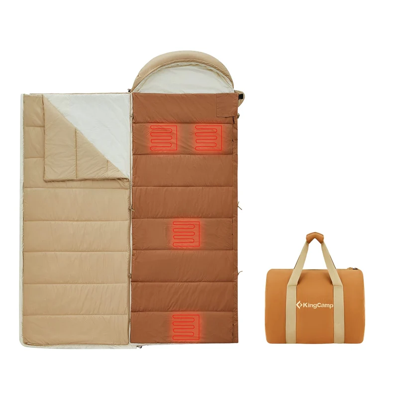 KingCamp Winner Heated Sleeping Bag with 3 Temperature
