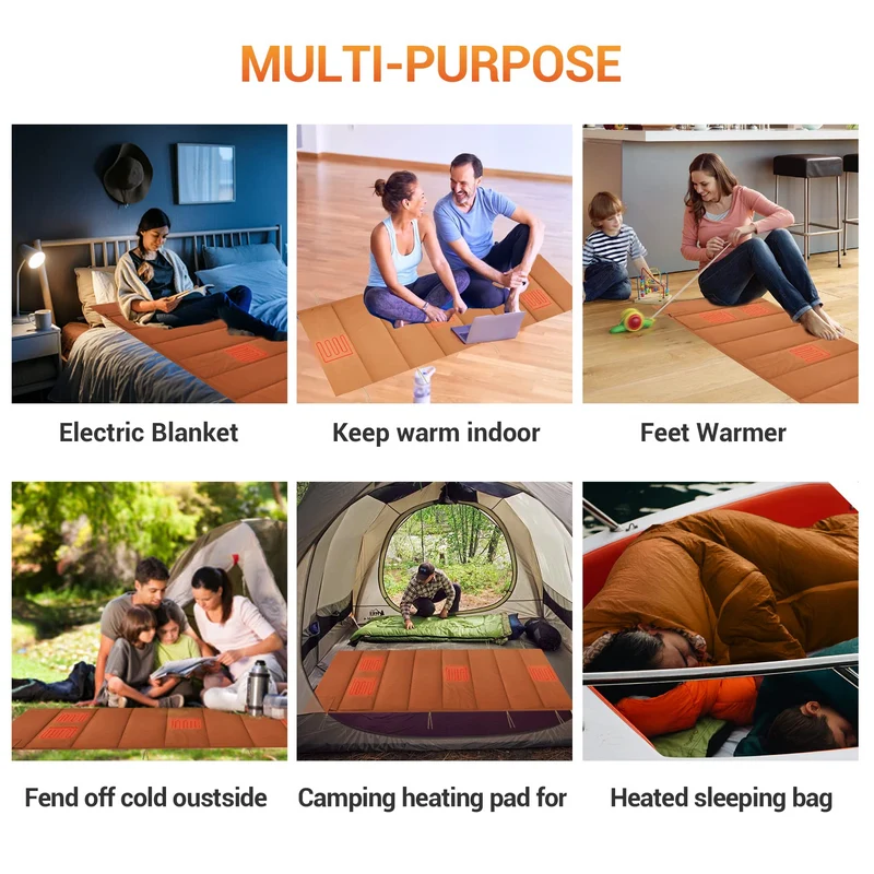KingCamp Winner Heated Sleeping Bag with 3 Temperature
