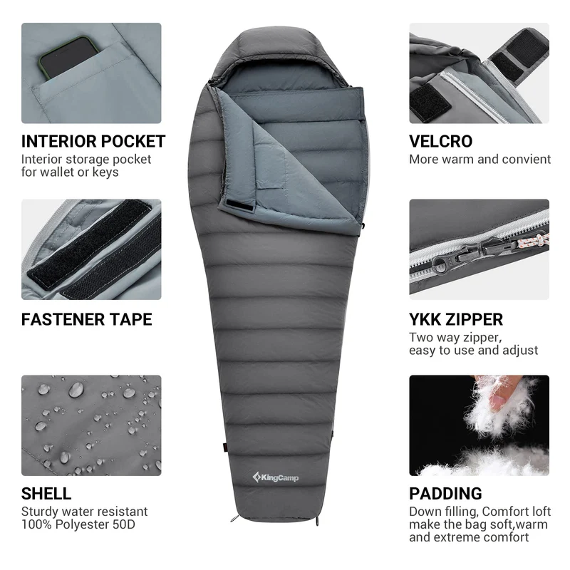 25F Protector 600 Duck Down Mummy Sleeping Bag