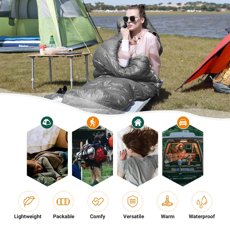 25F Protector 600 Duck Down Mummy Sleeping Bag