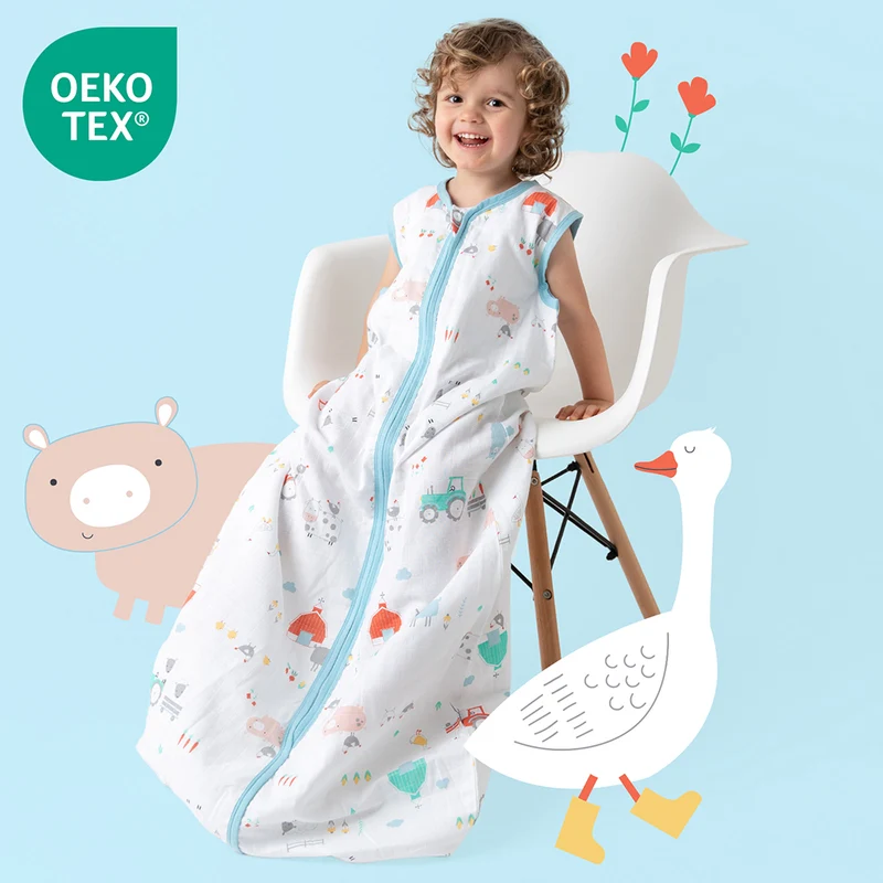 Musselin Babyschlafsack, 0.5 TOG