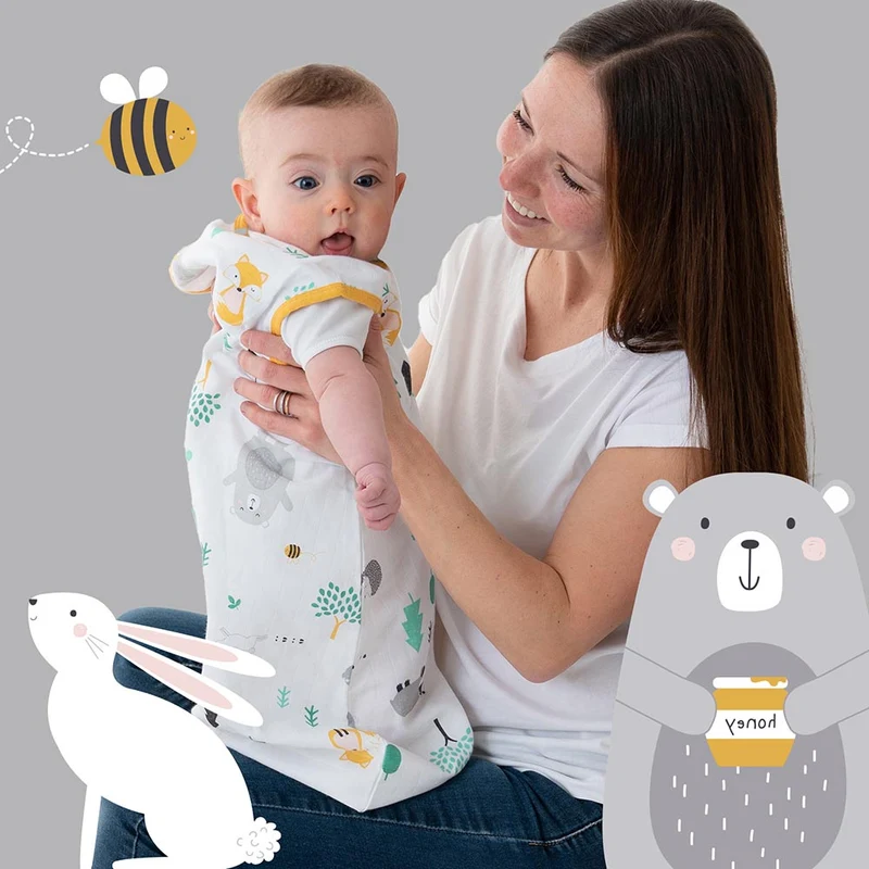 Musselin Babyschlafsack, 0.5 TOG