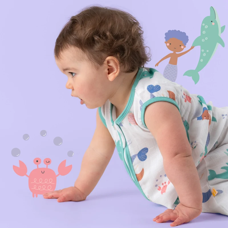 Musselin Babyschlafsack, 0.5 TOG