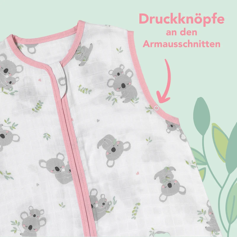 Musselin Babyschlafsack, 0.5 TOG