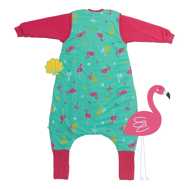 Bio Schlafsack mit Füßen und umklappbaren Bündchen 2.5 TOG