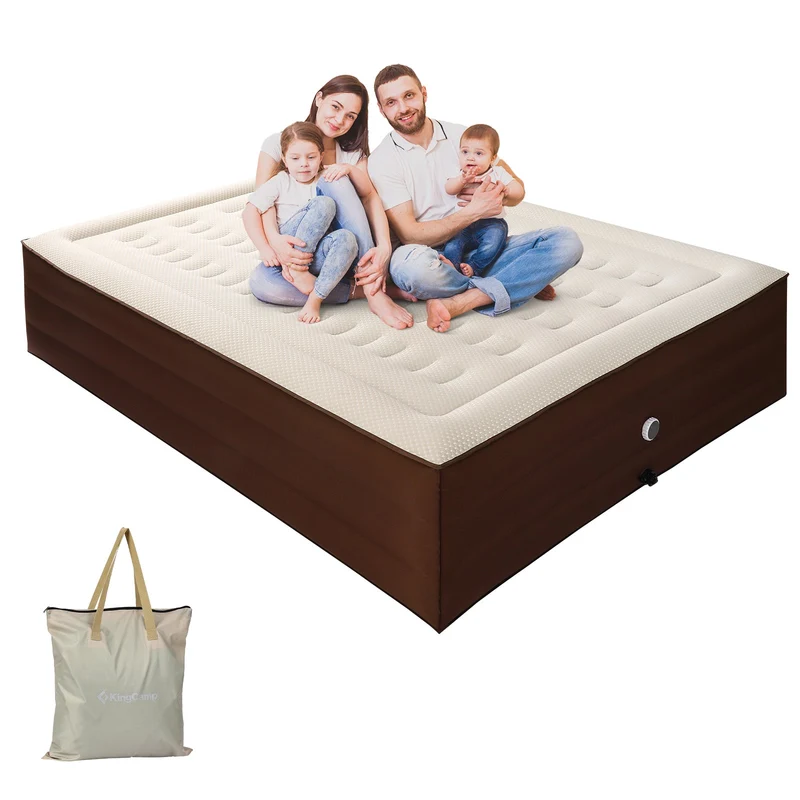 CAMPER DELUX 45 Queen Inflatable Mattress Built in Automatic Pump