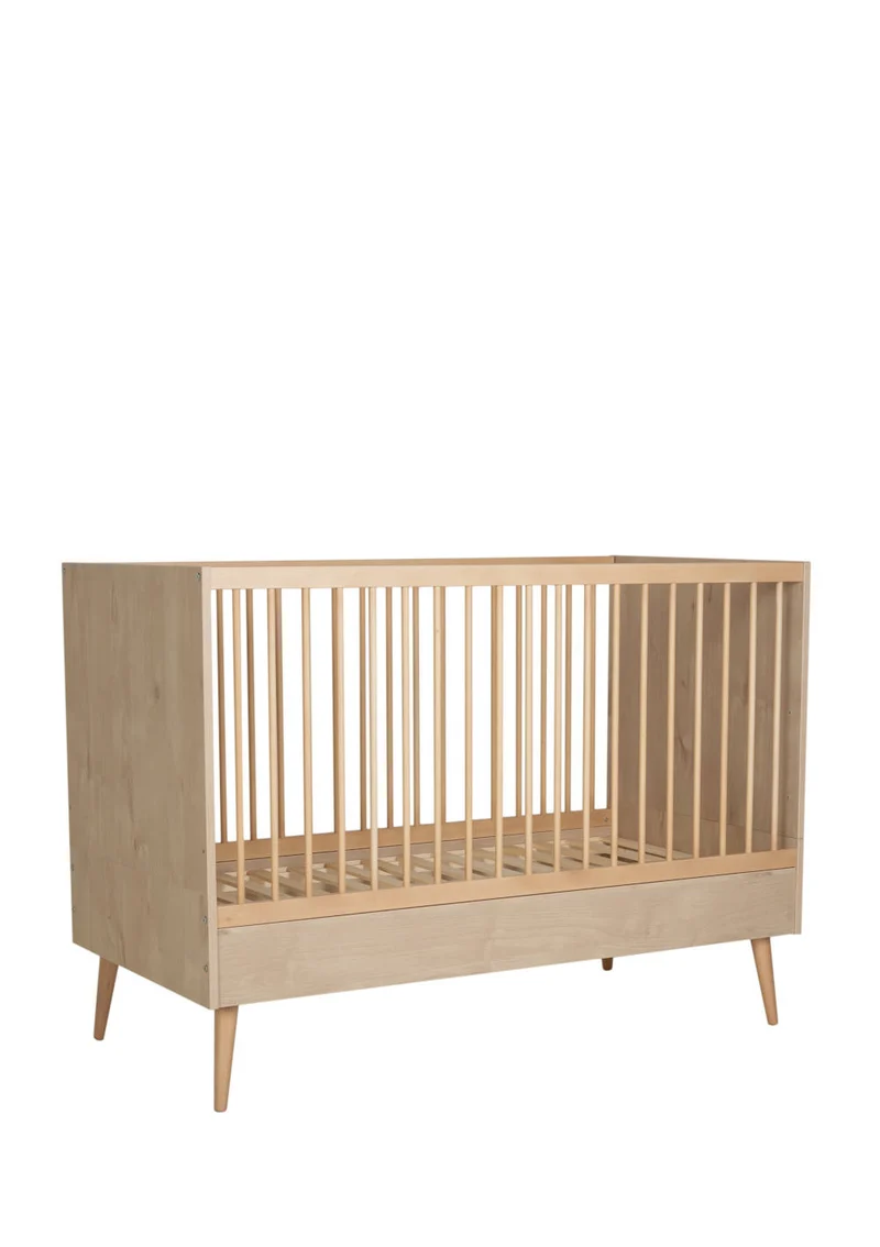 2-in-1 Bett 'Cocoon' Natural Oak 140 x 70 cm