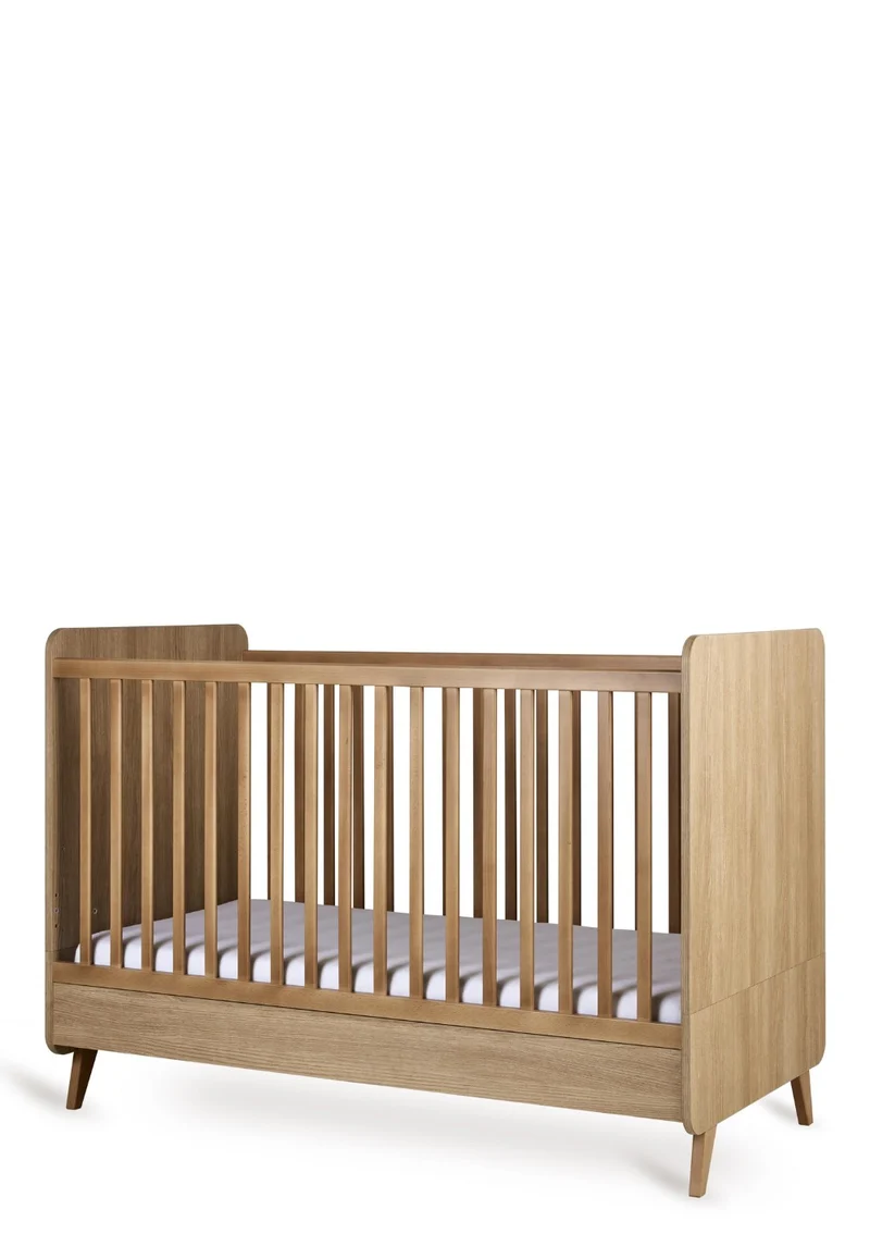 2-in-1 Bett 'Loft' Honey Ash 140 x 70 cm