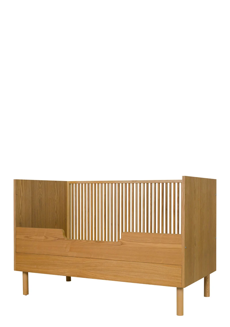 2-in-1 Bett 'Hai No Ki' Natural Ash 140 x 70 cm