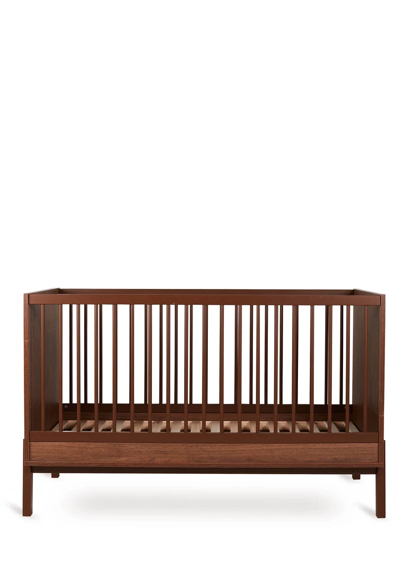 2-in-1 Babybett 'Ashi' Chestnut 140 x 70 cm
