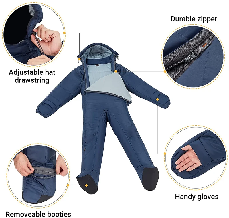 Ultralight All Season Wearable Sleeping Bag