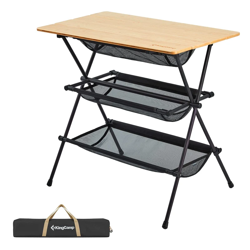 Detachable Shelf With Bamboo Table Board