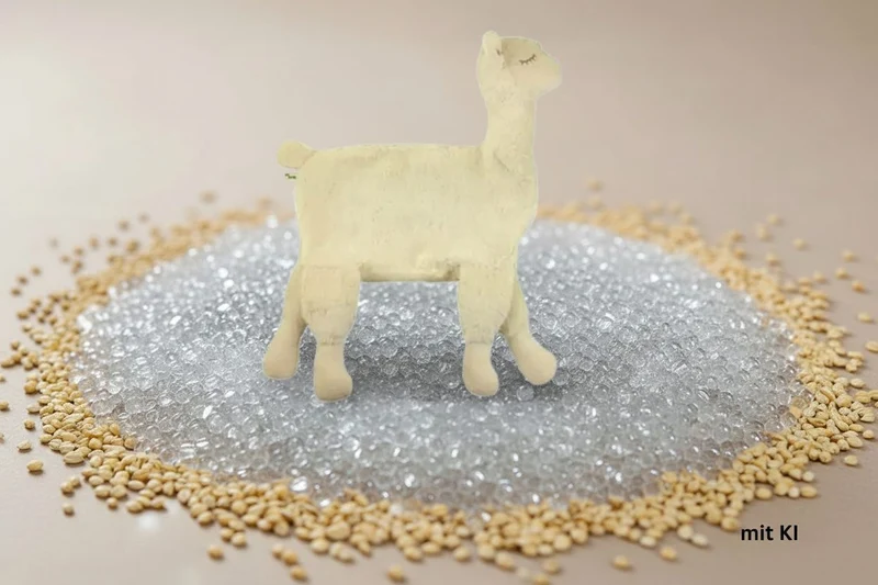 Bio Kuschelkissen Alpaka aus Baumwolle – Spelzfüllung, GOTS