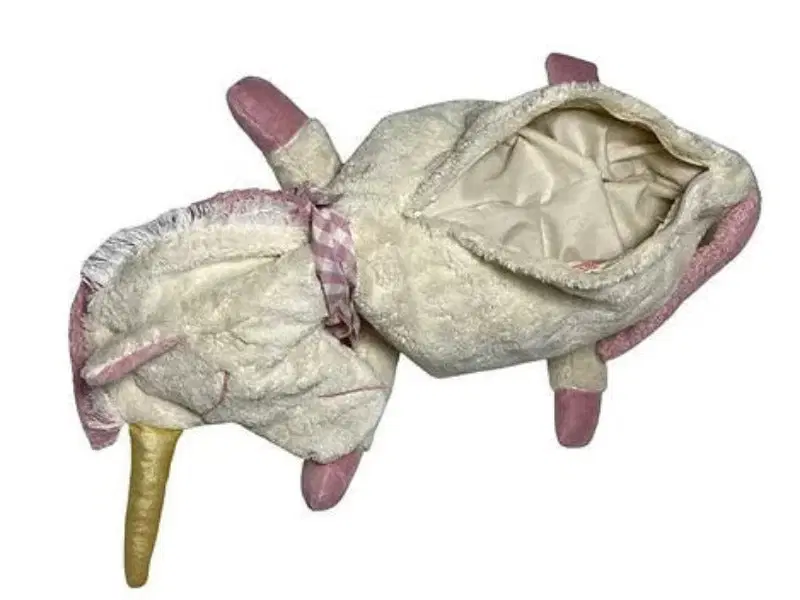 Bio Kuschelkissen Einhorn XXL aus Baumwolle – Spelzfüllung, GOTS