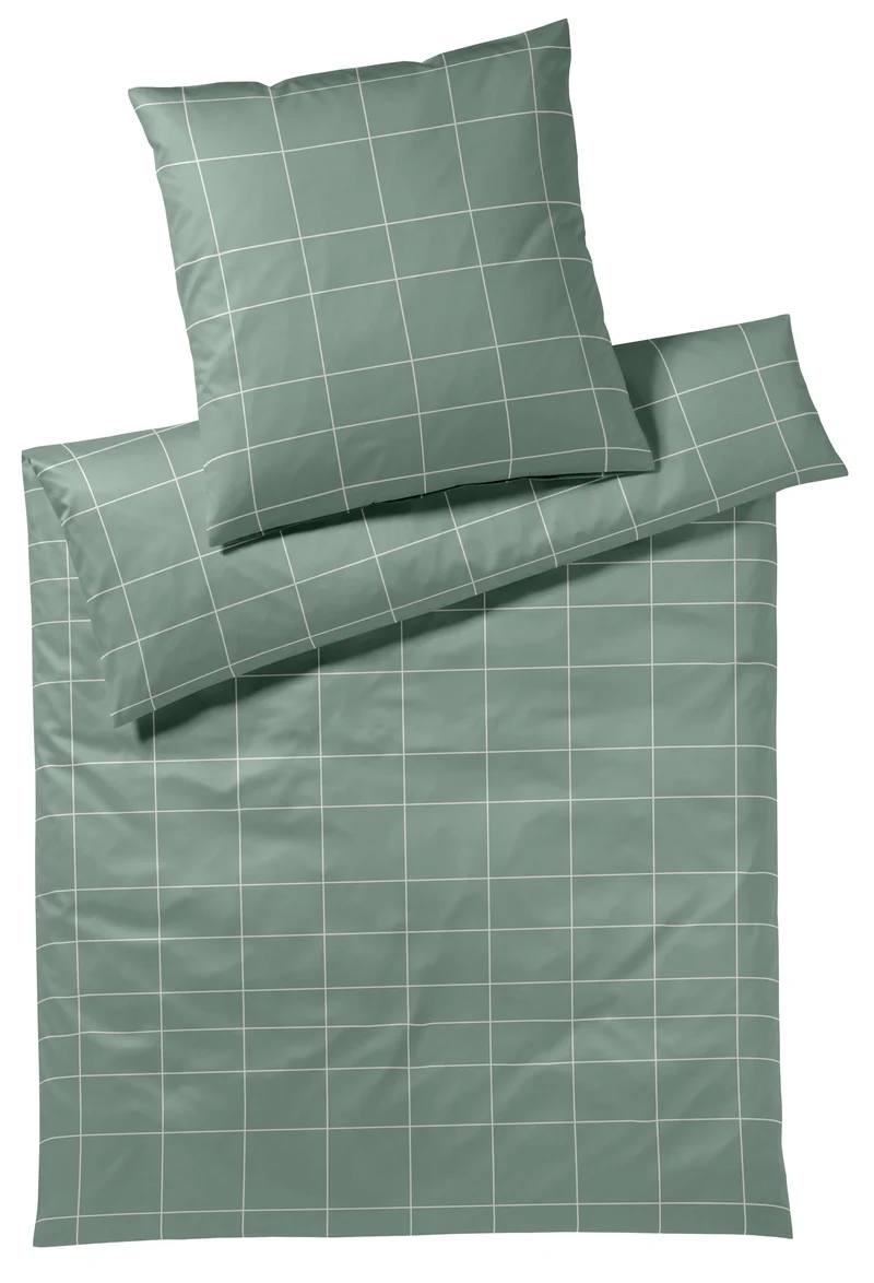 Mako Satin Bettwäsche Cross