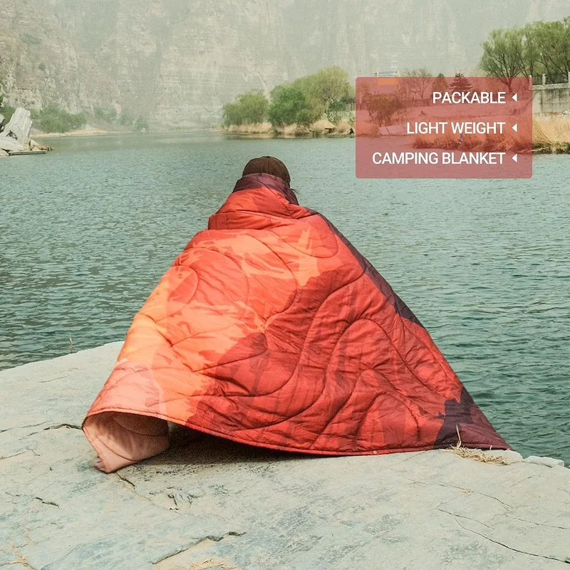 Crimson Canyon Puffy Blanket