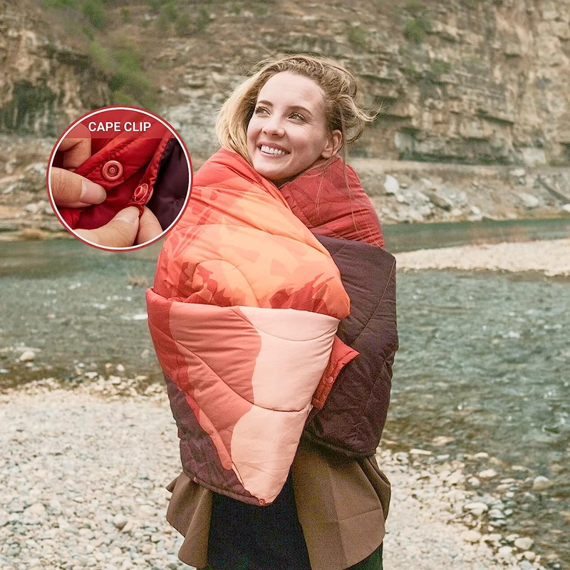Crimson Canyon Puffy Blanket
