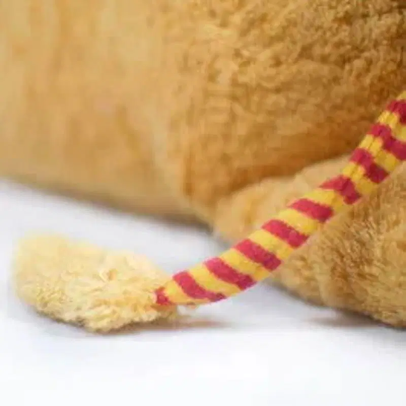 Bio Kuschelkissen Löwe aus Baumwolle – Spelzfüllung, GOTS
