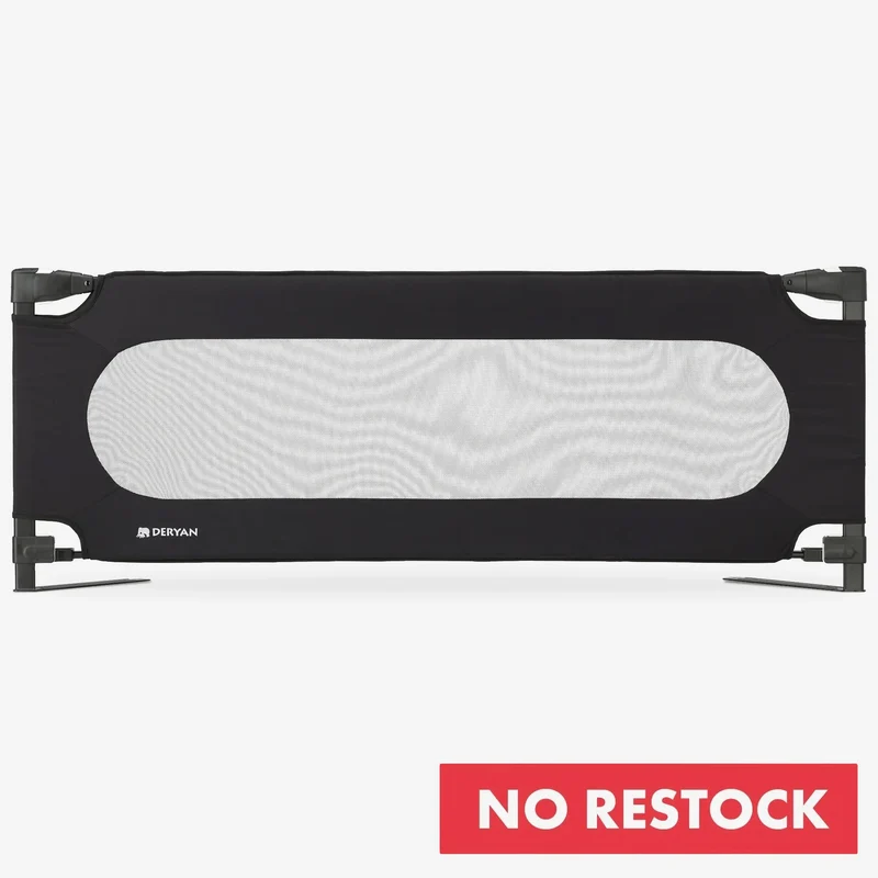 Luxus Bettgitter 150 cm Schwarz