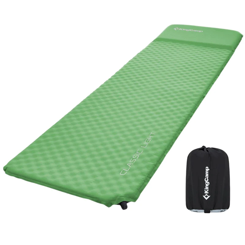Self-Inflating Sleeping Pad with Pillow-L