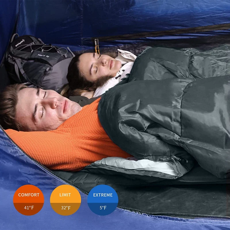 Sleeping Bag with Pillows Double/Single