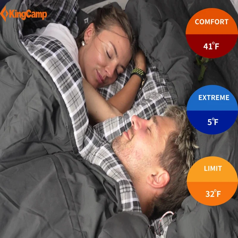 Sleeping Bag with Pillows Double/Single