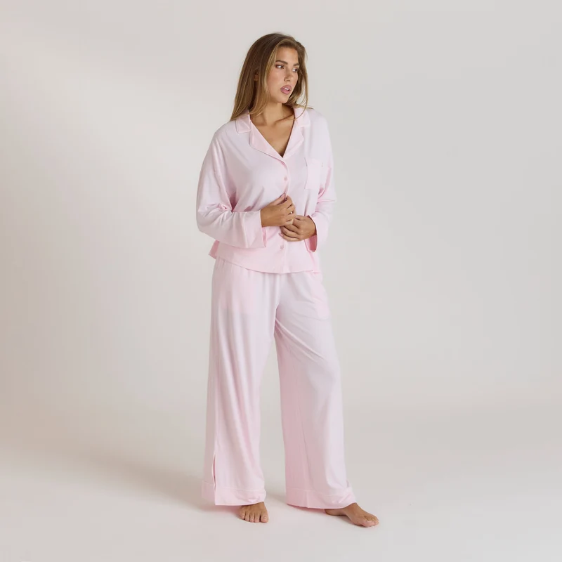 Modal Pyjamahose - Rosa