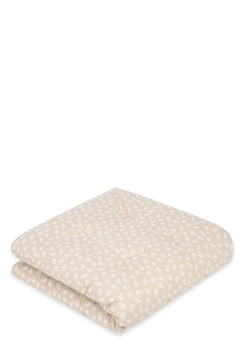 Krabbeldecke Floral Sand 120 x 120 cm