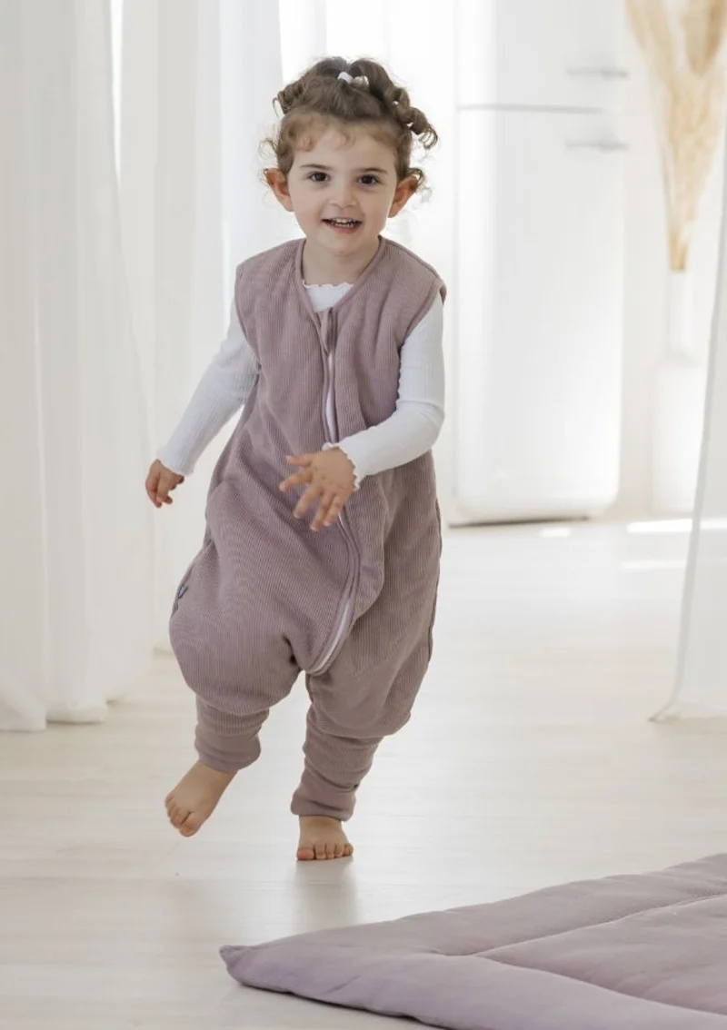 Schlafsack mit Umschlag-Fuß TOG 2,5 Essential Berry