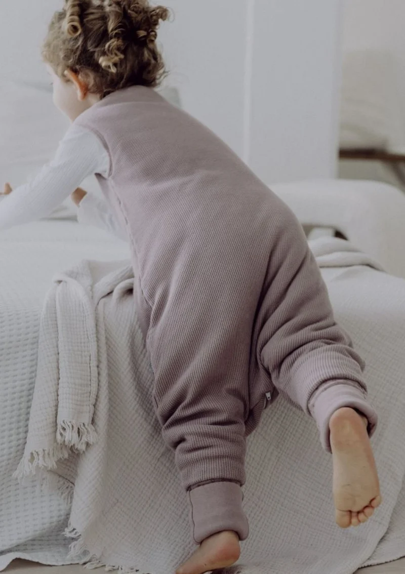 Schlafsack mit Umschlag-Fuß TOG 2,5 Essential Berry