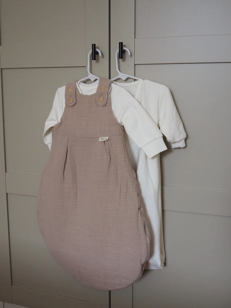 Baby-Mäxchen® Außensack Special Fabric - Slub Muslin beige