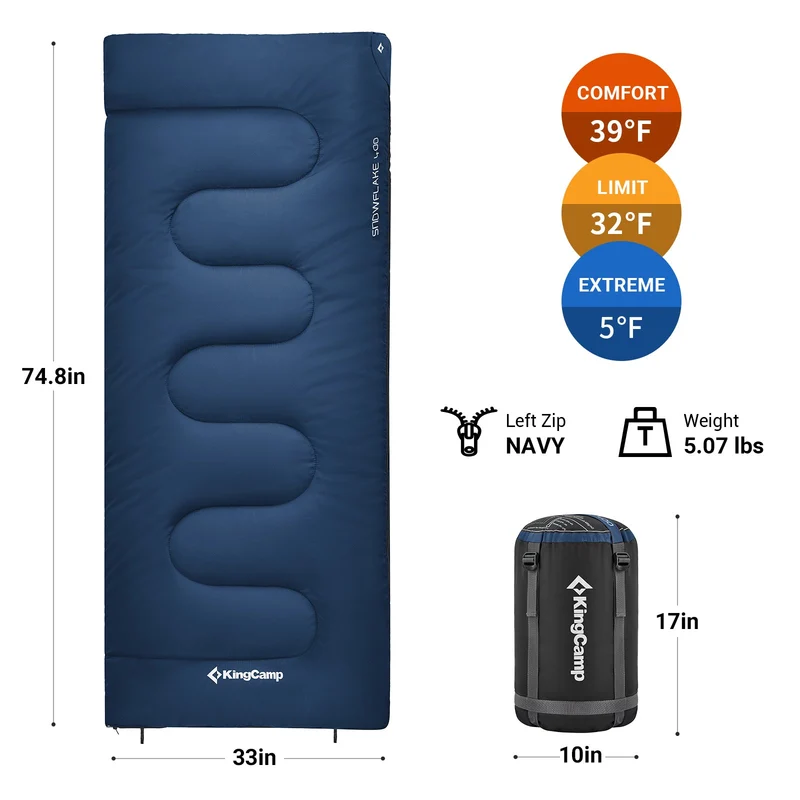 32F 3 Season Cotton Flannel Sleeping Bag