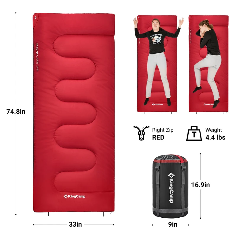 32F 3 Season Cotton Flannel Sleeping Bag