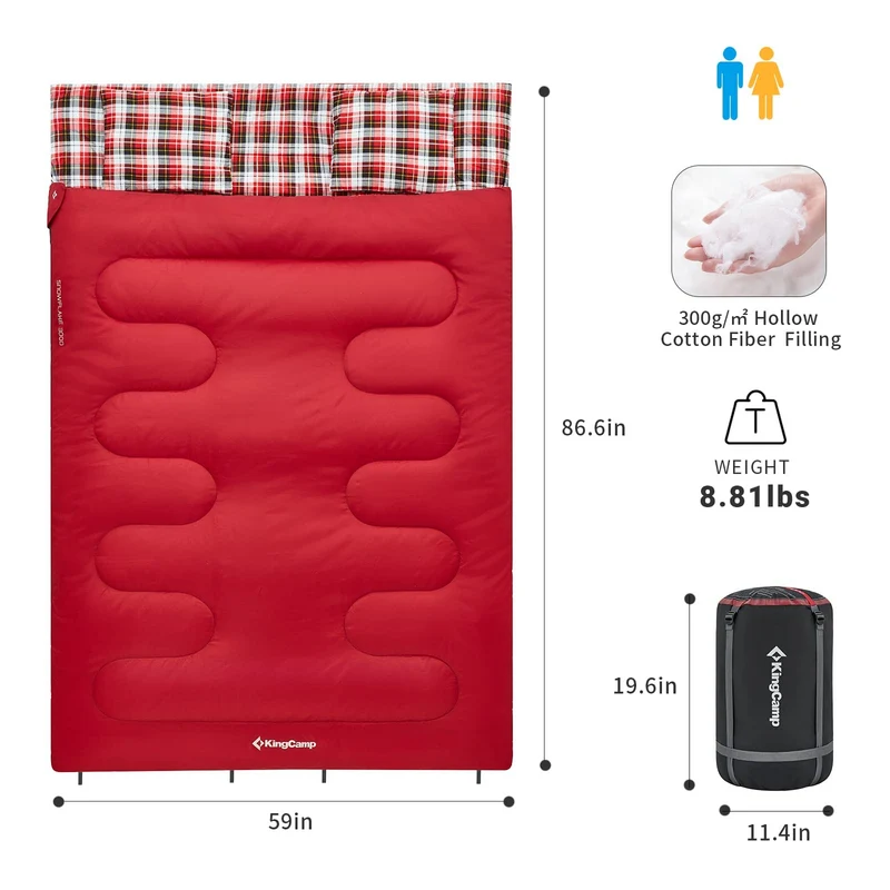 35F 3 Season Double Sleeping Bag