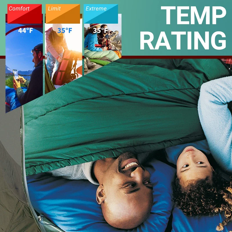 35F 3 Season Double Sleeping Bag