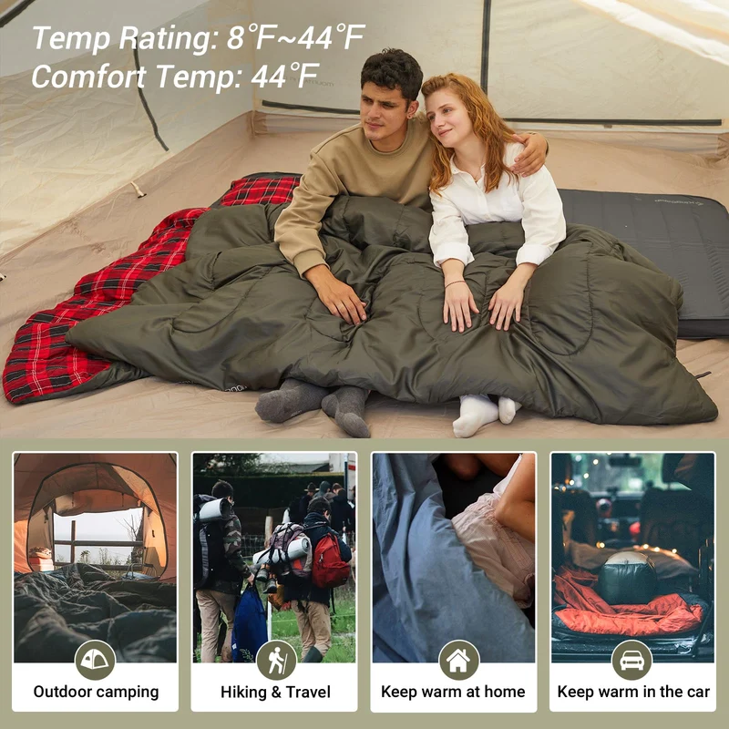 35F 3 Season Double Sleeping Bag