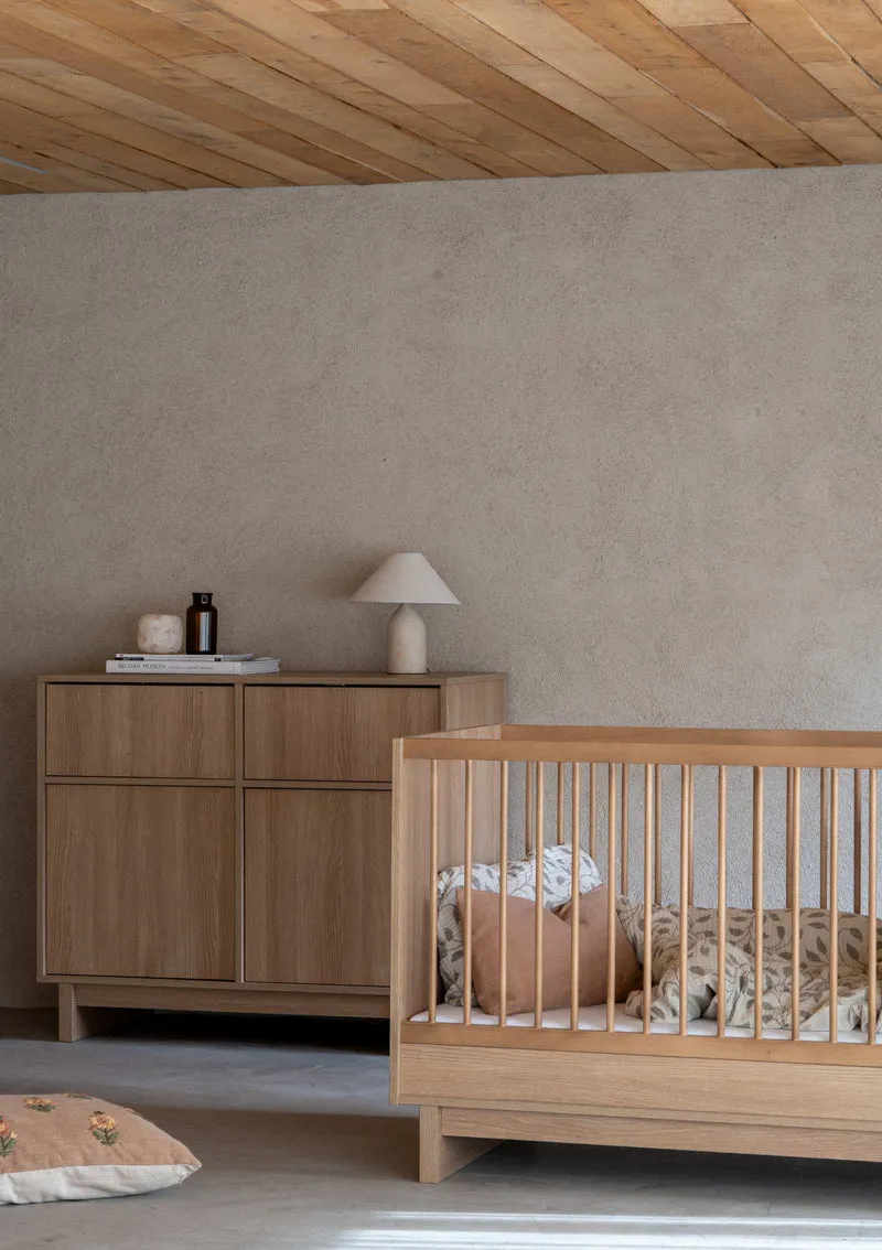 2-in-1 Bett 'Kyo' Honey Ash 140 x 70 cm
