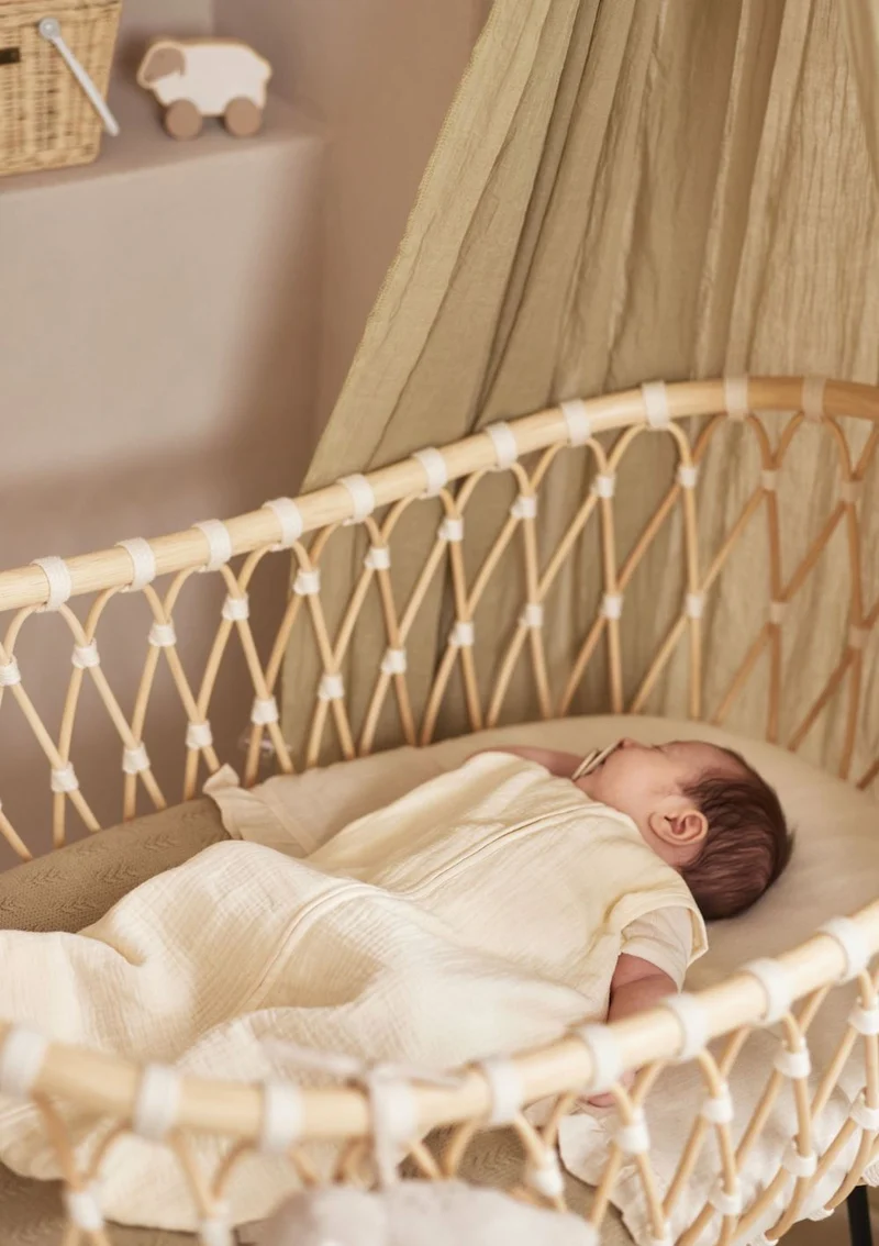 Musselin Baby Schlafsack TOG 0,5 Olive Green