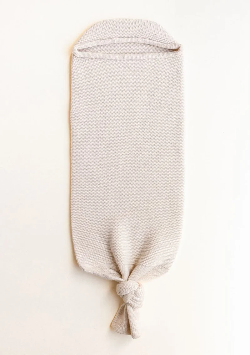 Merino Strick-Pucksack 'Cocoon' Cream