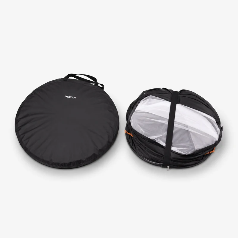 Pop-up-Bettzelt Grau 200x90