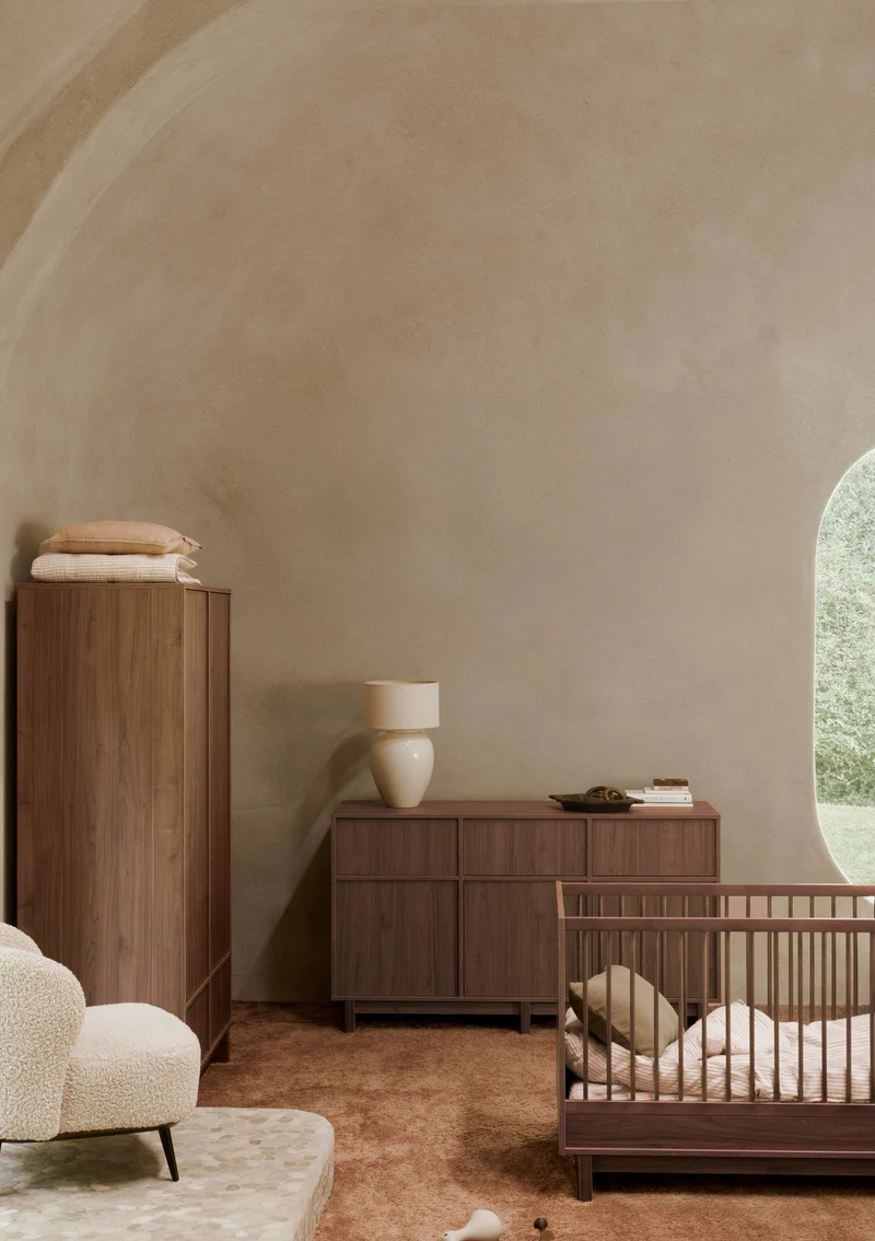 Babybett 'Kyo' Walnut 120 x 70 cm