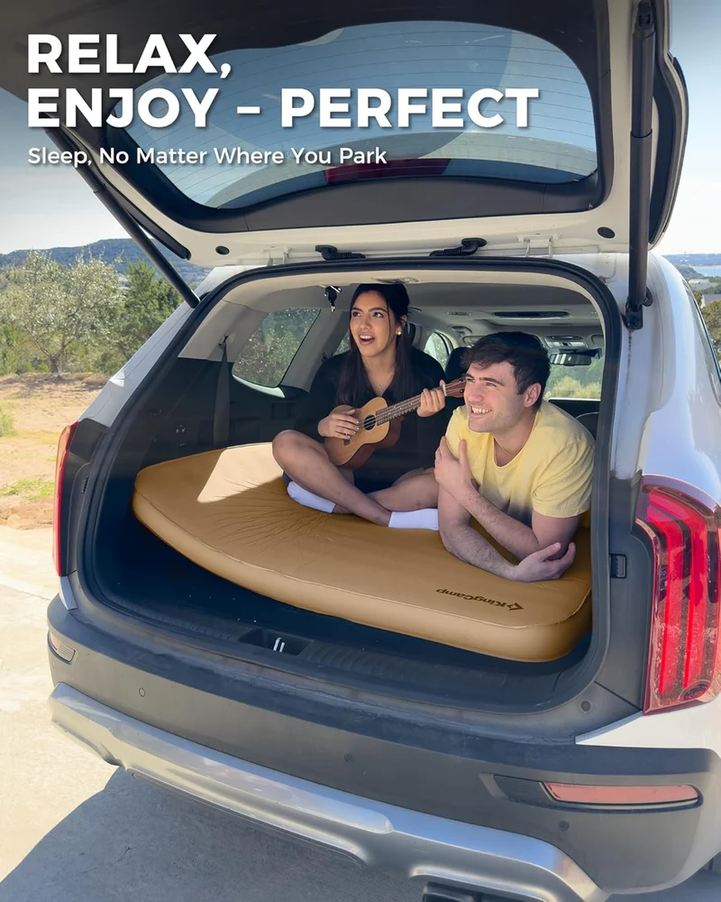 Premium Super 15 Double Self-Inflating Camping Sleeping Pad