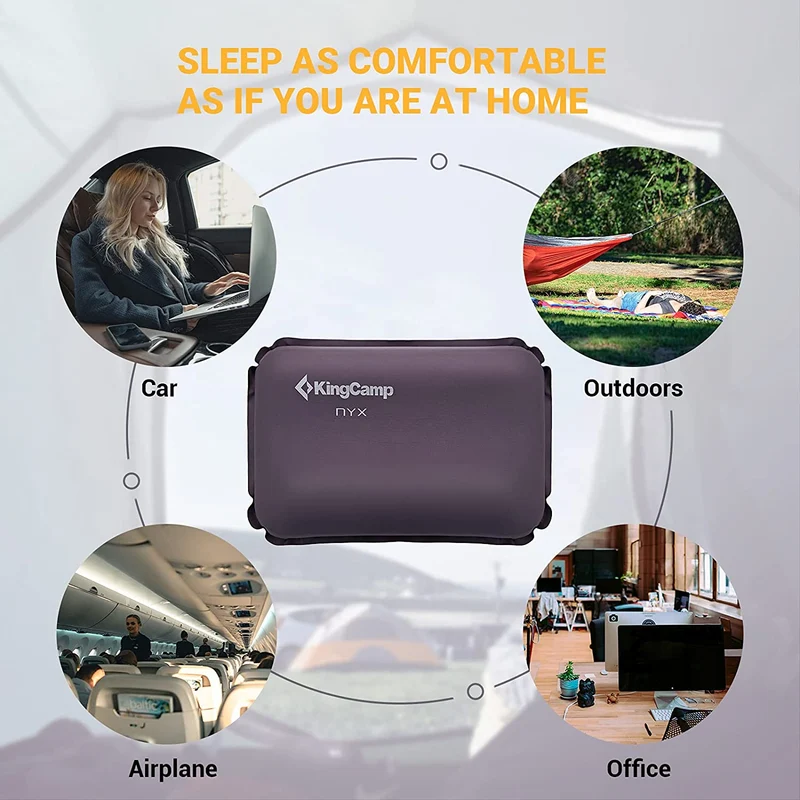 Self-inflating Neck & Lumbar Support Pillows