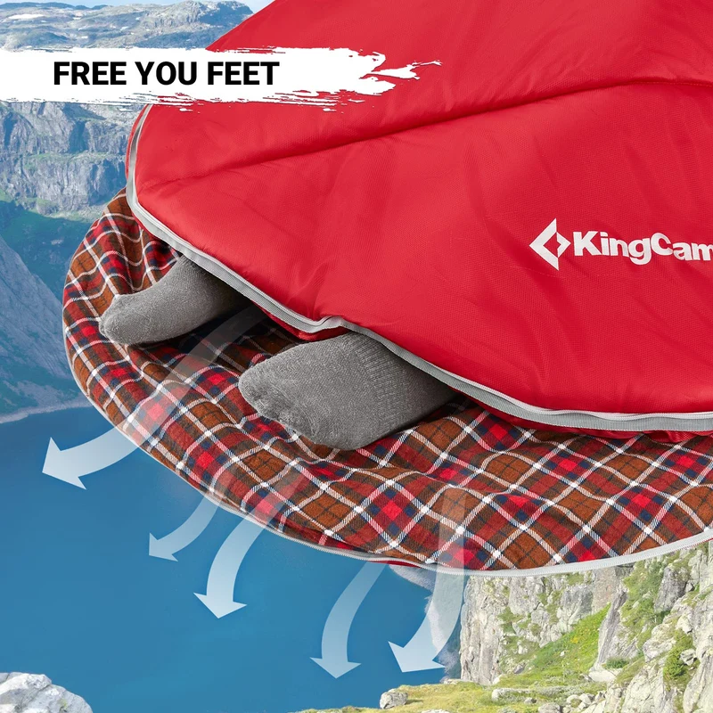 34F Extra Wide Sleeping Bag for Youth