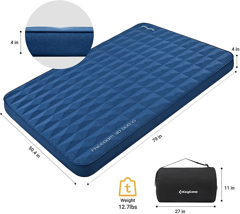 Freedom 3D DUO 10 Double Self-Inflating Camping Pad