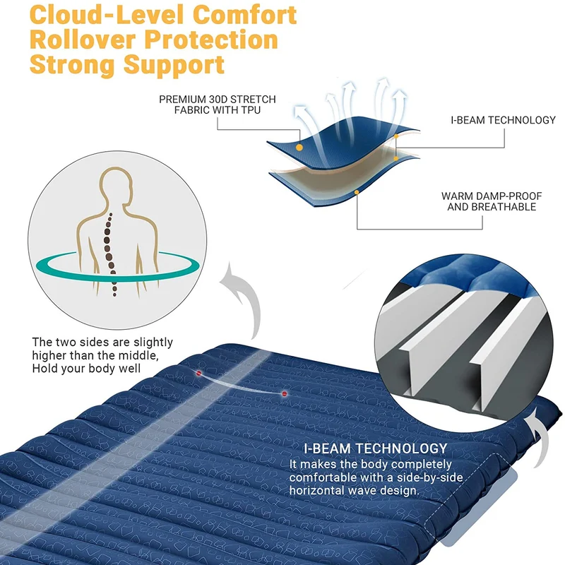 Lightweight 3.9" Thick Mattress Single/ Double